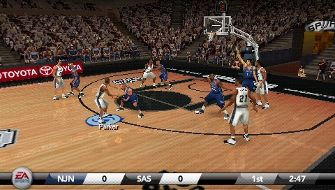 NBA Live 07 screenshot 3 for PSP